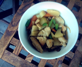 Gameni (がめ煮): kanaa ja vihanneksia
