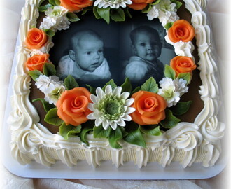 Veljesten syntymäpäivien kakku