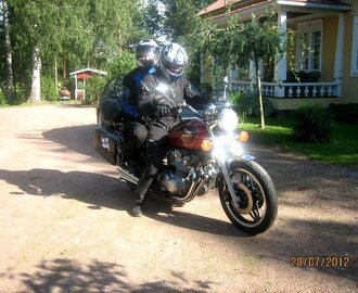 We and the motorcycle..