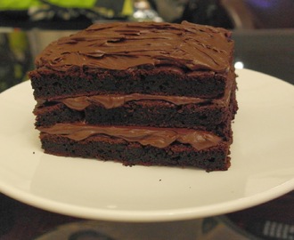Suklaaton suklaakakku (gluteeniton)