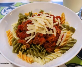 Lasten pasta ja bolognese-kastike – Laste pasta ja bolognese-kaste