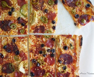 Sunnuntai-illan Pepperoni-Choritzo Pizza