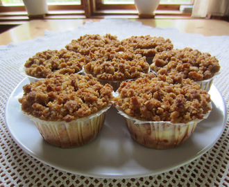 Omenajuustokakkumuffinssit/ Apple Cheesecake Muffins