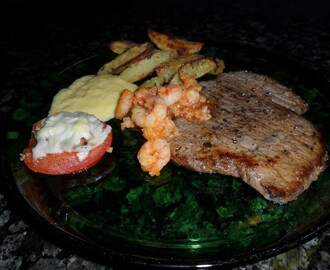 Home made Surf and Turf
