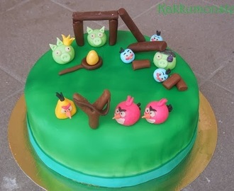 Angry birds kakku