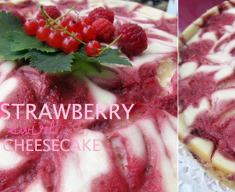 ♥ Strawberry swirl Cheesecake