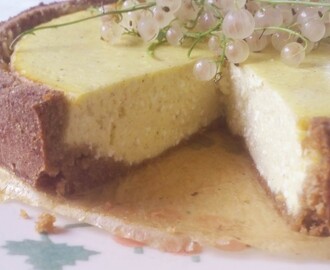 Uunissa paistettu Mango ”cheesecake”