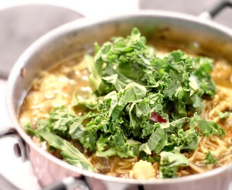 Asian Mushroom noodle Soup