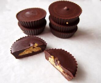 Kurpitsaiset maapähkinä-suklaakupit
