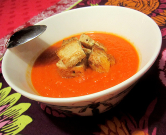 Stay hungry - porkkana-tomaattisoppaa