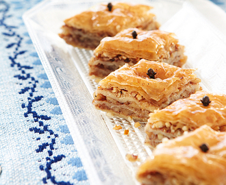 Pähkinäinen filotorttu (Baklava)