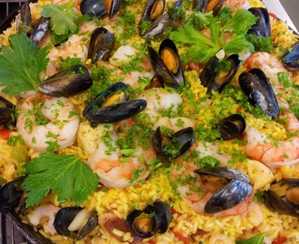 Paella herkkua...