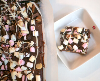 Rocky road brownies