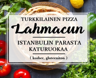 Lahmacun- turkkilainen pizza (kosher, gluteeniton)