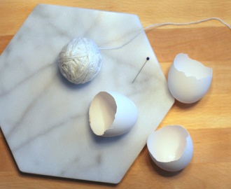 DIY: Rairuohot munankuorissa