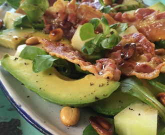 AVOCADO, BACON OG MELON SALAT