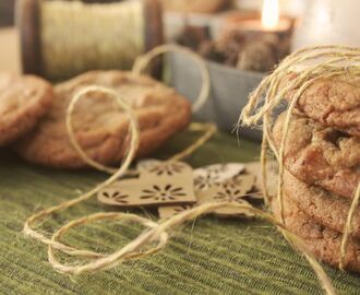 cookies med sjokoladebiter.