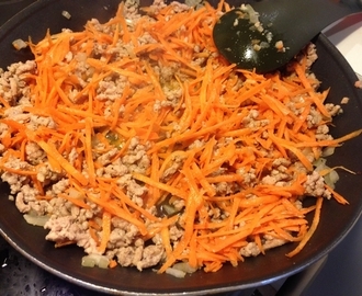 Middagtips: Enkelt og grei spagettisaus med masse grønnsaker :)