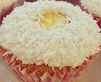 Muffins med vaniljefyll - "skolemuffins"