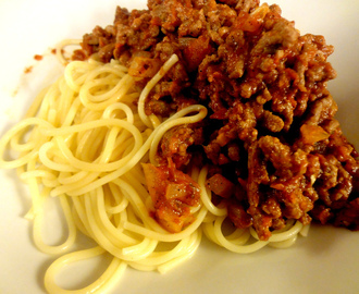 Verdens beste spaghetti med kjøttsaus