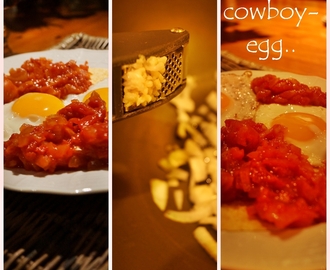 Cowboy-egg i sofakroken..