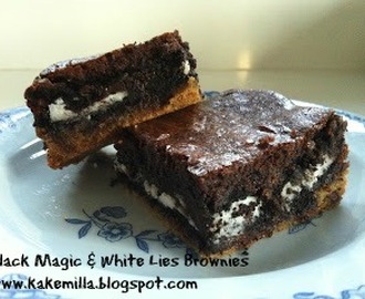 Black Magic & White Lies Brownies