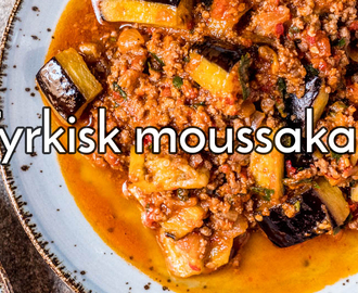 Tyrkisk moussaka (Patlıcan musakka)