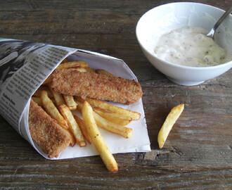 Vegansk Fish and Chips