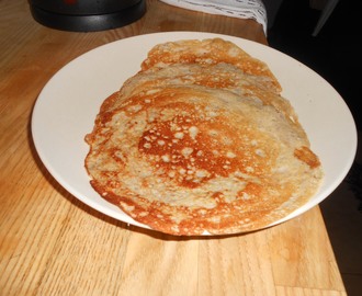 Glutenfrie og melkefrie pannekaker, bra for mage og kropp.