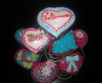 Hjerte Cupcakes