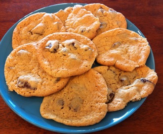 Glutenfrie choclate chip cookies