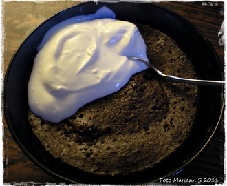 Sjokoladekake i ei skål - lavkarbo ♥
