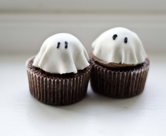 Hvordan lage spøkelse-cupcakes