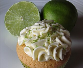 Cupcakes med lime og kokos