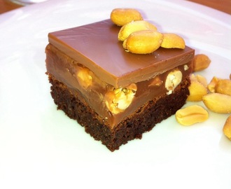 Glutenfri Snickerskake