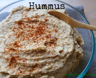 Hummus (og mitt første blot!)