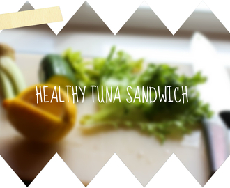 sunn og enkel tuna sandwich