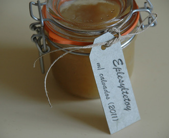 Eplesyltetøy med vanilje og calvados