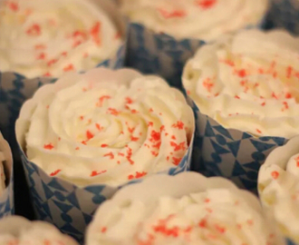 Red velvet cupcakes med mascarponekrem ♡