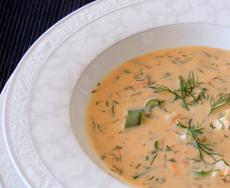 Kremet skalldyrsuppe