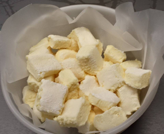 Marshmallows med pasjonsfruktsmak