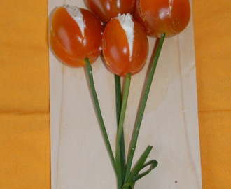 Påsketapas; Tomat tulipaner