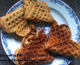 Risgrøtvafler / Rice Pudding Waffles