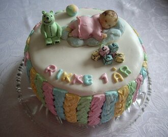 Sjokoladekake til Rikkes 1 årsdag