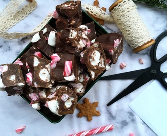 Julens enklaste godis: Rocky Road Fudge