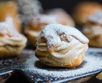 Vannbakkels med dulce de leche 