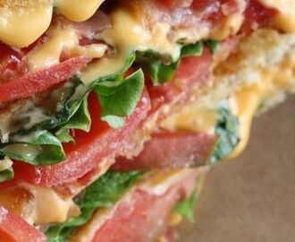 Bacon, Lettuce and Tomato Grilled Cheese Sandwich