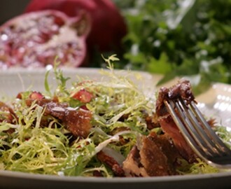 Lun salat med andeconfit