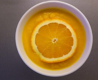 Gulrotsuppe med appelsin og ingefær