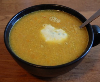 Gul linsesuppe